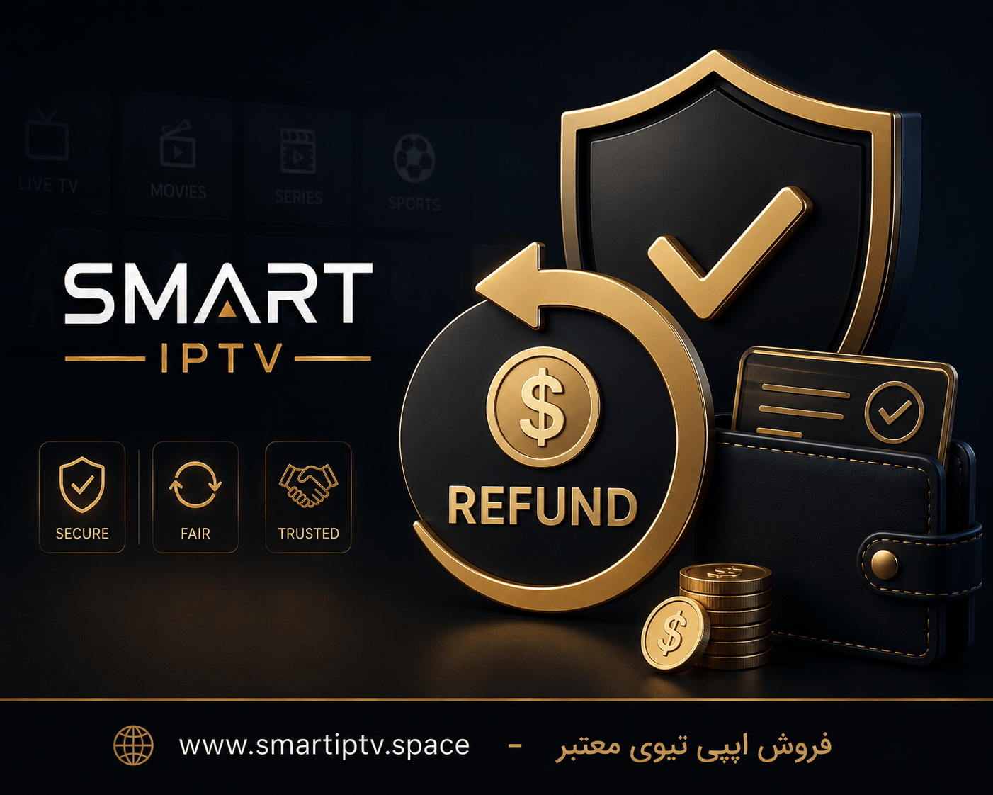 سیاست بازگشت وجه اسمارت IPTV و شرایط Refund اشتراک