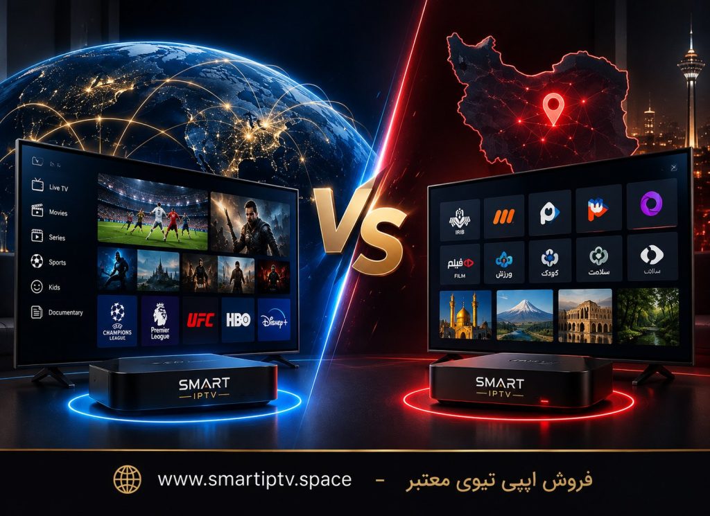 مقایسه سرور Full و Local IPTV برای انتخاب اشتراک مناسب اسمارت IPTV